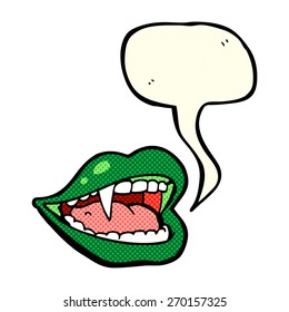 cartoon vampire mouth