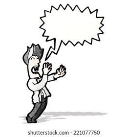 cartoon vampire shrieking
