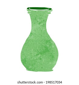 vaso de desenho animado