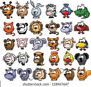 Cartoon vector animals