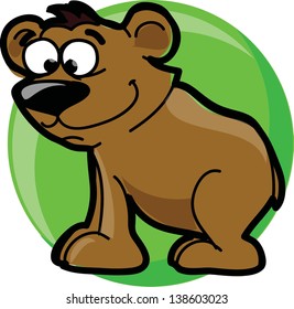 Cartoon vector bear
