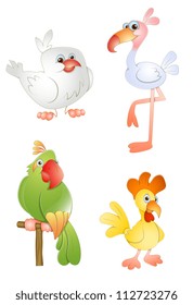 Cartoon Vector Birds