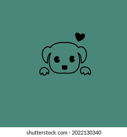cartoon vector black print  design