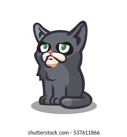 Cartoon vector cat