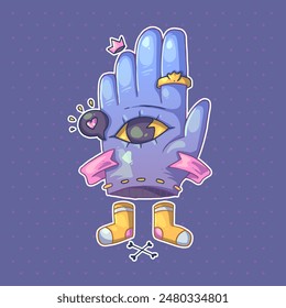 Caricatura de Vector. Estilo de moda. Ilustración vectorial.