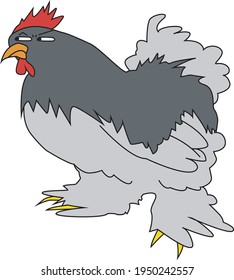 ilustración de animales divertidos del vector de dibujos animados