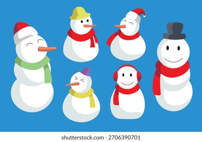 desenho animado vetor ícone de Natal conjunto