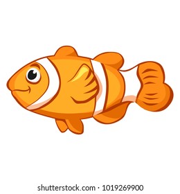 Peces de payaso vectorial de caricatura