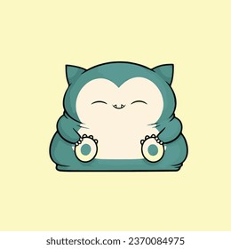 Diseño vectorial de dibujos animados que representan algún tipo de animal
