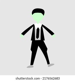 Cartoon Vector Design Without Eyes, Mouth And Nose