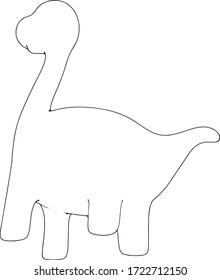 cartoon vector dinosaur character sketch