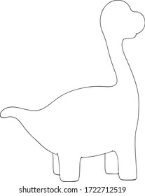 cartoon vector dinosaur character sketch