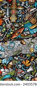Cartoon vector doodle Canada banner design templates. Funny Canadian colorful and line art background