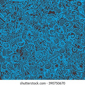 Cartoon vector doodles hand drawn background