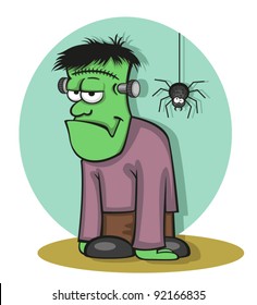 Cartoon vector Frankenstein