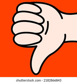 Cartoon vector funny cute Comic characters, like hand gesture.