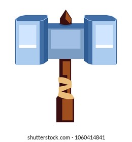 Cartoon vector hammer icon