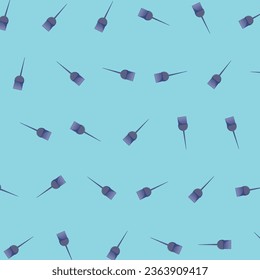 A Cartoon Vector Icon Illustration of a hair dye brush pattern, Signifying Barber's Tools Object Icon Concept. Isolated Flat Design