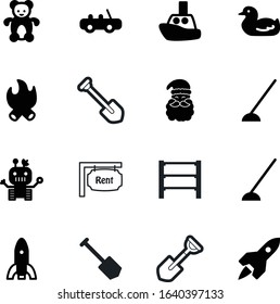 cartoon vector icon set such as: burn, decoration, summer, robotic, red, celebration, banner, light, stacking, cyborg, bonfire, fiction, teddy, christmas, beak, childhood, real, loan, bright, pool