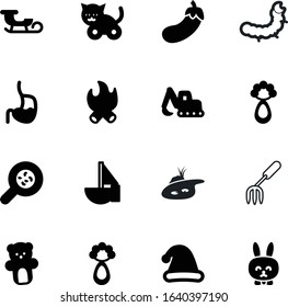 cartoon vector icon set such as: red, bear, germs, japanese, fork, machine, flame, energy, swamp, card, digestion, laboratory, color, care, sledge, pond, sled, park, xmas, flag, tool, caterpillar