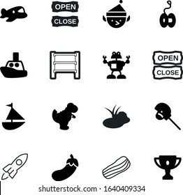 cartoon vector icon set such as: fat, knot, dinosaur, robotic, plane, unhealthy, sport, flag, sea, prize, year, aviation, delicious, first, distribution, healthy, hat, future, celebration, face