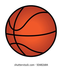 cartoon vector illustration basketball