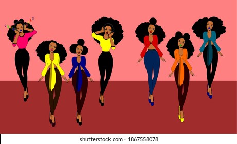 Cartoon black girl afro sam.leonardjoel.com.au: African