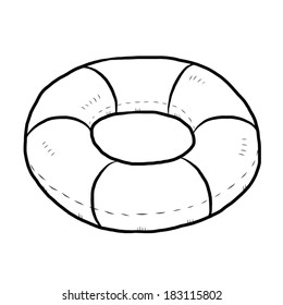 / cartoon vector and illustration, black and white, hand drawn, sketch style, isolated on white background.