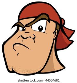 cartoon vector illustration bully