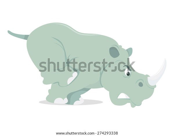 charging rhino sketch