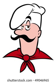 cartoon vector illustration chef