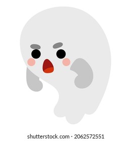 Cartoon vector illustration for children, Ghost character