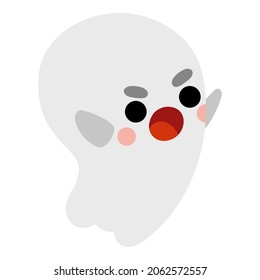 Cartoon vector illustration for children, Ghost character