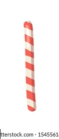 Cartoon vector illustration Christmas Candy Cane. Hand drawn font. Actual Creative Holidays sweet alphabet and letter I