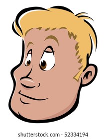 cartoon vector illustration content expression
