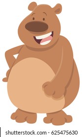 Cartoon Vector Illustration of Cute Bear Animal Comics Character
