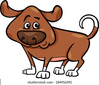 Cartoon Vector Illustration Funny Farm Bull Stock Vector (Royalty Free ...