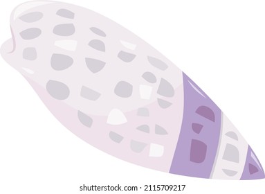 Dibujo vectorial de una linda concha.