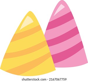 A cartoon vector illustration of a cute sweet candy.