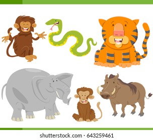 Triceratops Vector Illustration Large Prehistoric Animals Stock Vector ...