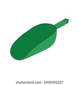 cartoon Vector illustration hand scoop icon Isolated on White