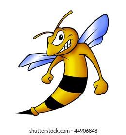 cartoon vector illustration hornet