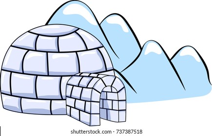 Cartoon Igloo Png : Although igloos are stereotypically associated