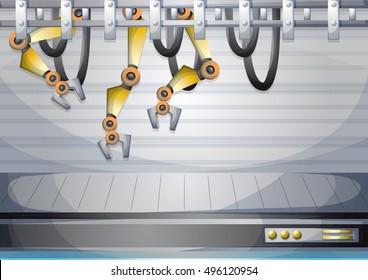 Robot Factory Cartoon Images Stock Photos Vectors Shutterstock