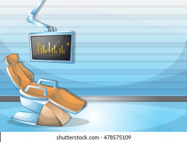 cartoon vector illustration interior surgery operation room with separated layers in 2d graphic