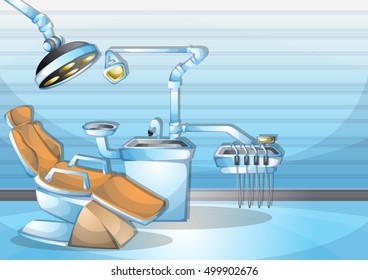 cartoon vector illustration interior surgery operation room with separated layers in 2d graphic