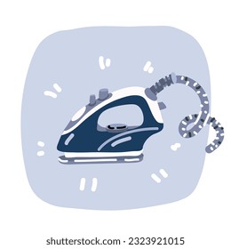 Cartoon vector illustration of Iron