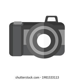 Cartoon vector illustration isolated object electronic camera
