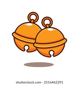 Cartoon vector illustration of pet bell.
Vector cartoon Illustration suitable for poster, brochure, web, mascot, sticker, logo and icon.