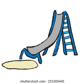 cartoon vector illustration playground slide